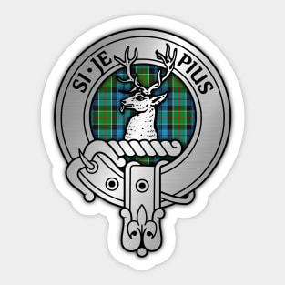 Clan Colquhoun Crest & Tartan Sticker